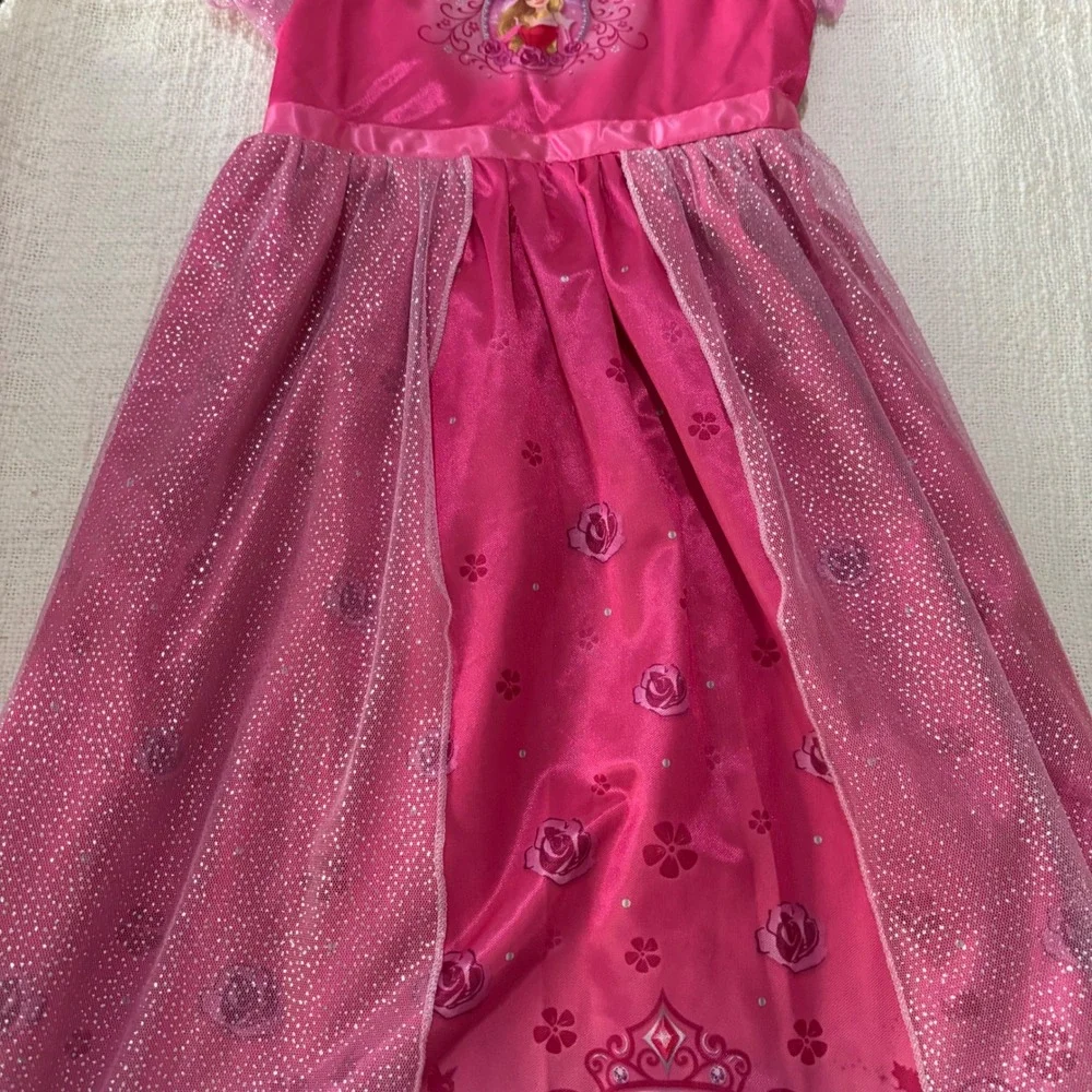 Disney Princess Nightgown Bundle 4pk Merida Aurora Snow White Girls Size 6